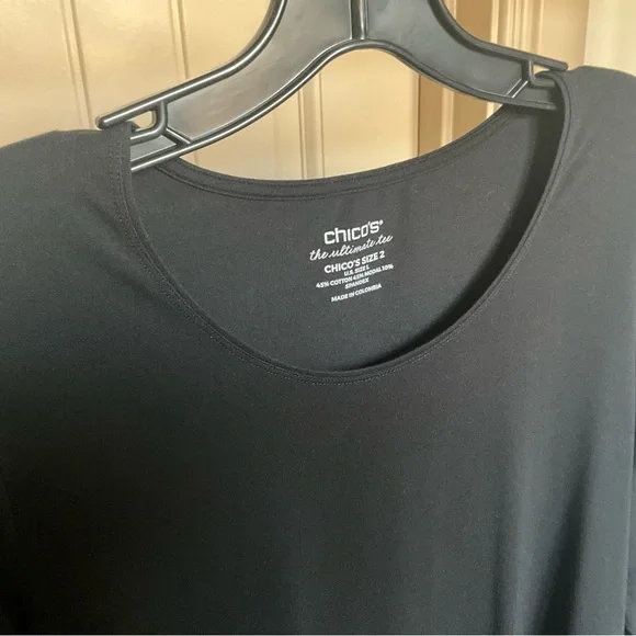 Chico's The Ultimate Tee Micromodal Long Sleeve - Picture 3 of 5